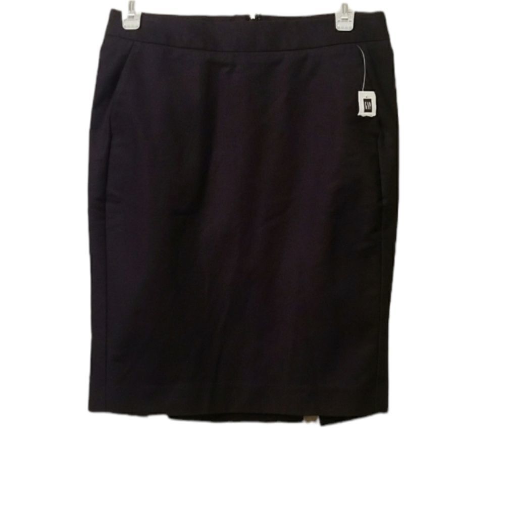 Gap NWT‎ Classic Black Fitted Skirt Size 0